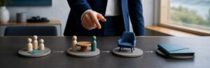 Vier Stationen führen von gemeinsamer Klärung über das direkte Gespräch und die Mediation zur formellen Akte.